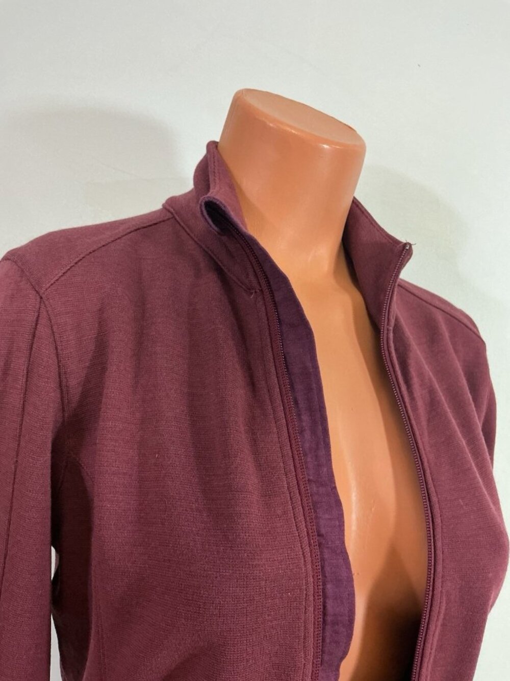 Ibex Merino Wool Full Zip Jacket Womens Small - Picture 2 of 6